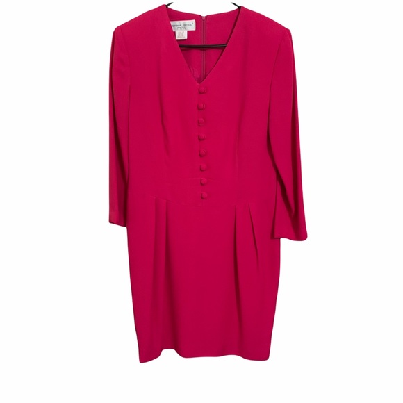 Donna Ricco Pink Business Dress Size 10 P - Picture 1 of 8